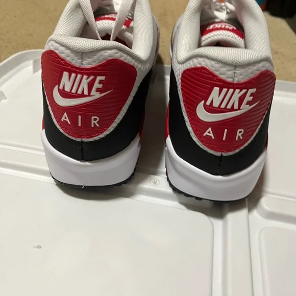 Nike Air Max 90 G TB University Red/White/Blk Golf Shoes DX5999-162 Mens Size 14